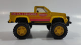 1987 Remco On Call 24 Hours 4x4 Pickup Truck Yellow Pressed Steel Toy Car Vehicle