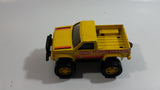 1987 Remco On Call 24 Hours 4x4 Pickup Truck Yellow Pressed Steel Toy Car Vehicle