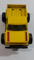 1987 Remco On Call 24 Hours 4x4 Pickup Truck Yellow Pressed Steel Toy Car Vehicle