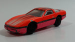 Zee Toys Zylmex P375 '84 Corvette Fluorescent Orange and Pink Die Cast Toy Car Vehicle