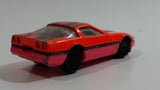 Zee Toys Zylmex P375 '84 Corvette Fluorescent Orange and Pink Die Cast Toy Car Vehicle