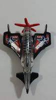 2013 Hot Wheels Police Pursuit Poison Arrow Black Airplane Die Cast Toy Fighter Jet Plane Vehicle