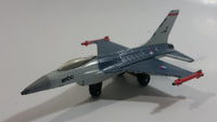 Vintage 1978 Matchbox Sky Busters F16A Dark Blue Grey J-199 Die Cast Toy Army Military Fighter Jet Airplane