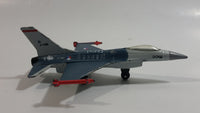 Vintage 1978 Matchbox Sky Busters F16A Dark Blue Grey J-199 Die Cast Toy Army Military Fighter Jet Airplane