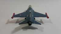 Vintage 1978 Matchbox Sky Busters F16A Dark Blue Grey J-199 Die Cast Toy Army Military Fighter Jet Airplane