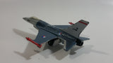 Vintage 1978 Matchbox Sky Busters F16A Dark Blue Grey J-199 Die Cast Toy Army Military Fighter Jet Airplane