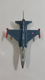 Vintage 1978 Matchbox Sky Busters F16A Dark Blue Grey J-199 Die Cast Toy Army Military Fighter Jet Airplane