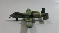 1989 Matchbox Sky Busters A-10 Fairchild Thunderbolt Camouflage IN 149 Die Cast Toy Army Military Fighter Jet Airplane