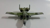 1989 Matchbox Sky Busters A-10 Fairchild Thunderbolt Camouflage IN 149 Die Cast Toy Army Military Fighter Jet Airplane