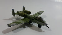 1989 Matchbox Sky Busters A-10 Fairchild Thunderbolt Camouflage IN 149 Die Cast Toy Army Military Fighter Jet Airplane