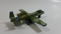 1989 Matchbox Sky Busters A-10 Fairchild Thunderbolt Camouflage IN 149 Die Cast Toy Army Military Fighter Jet Airplane