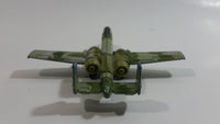 1989 Matchbox Sky Busters A-10 Fairchild Thunderbolt Camouflage IN 149 Die Cast Toy Army Military Fighter Jet Airplane