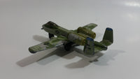 1989 Matchbox Sky Busters A-10 Fairchild Thunderbolt Camouflage IN 149 Die Cast Toy Army Military Fighter Jet Airplane