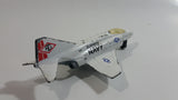 Vintage 1975 Lesney Matchbox Sky Busters Phantom F4E White VF-102 NAVY 5888 Die Cast Toy Army Military Fighter Jet Airplane