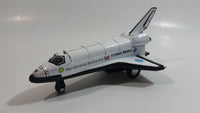 NASA Discovery Shuttle Smithsonian Institute White Pullback Motorized Friction Die Cast Toy Space Exploration Vehicle