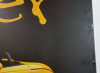 1999 Tangerine Press Ron Kimball Photography Yellow Plymouth Prowler 18" x 24" Hardboard Plaque