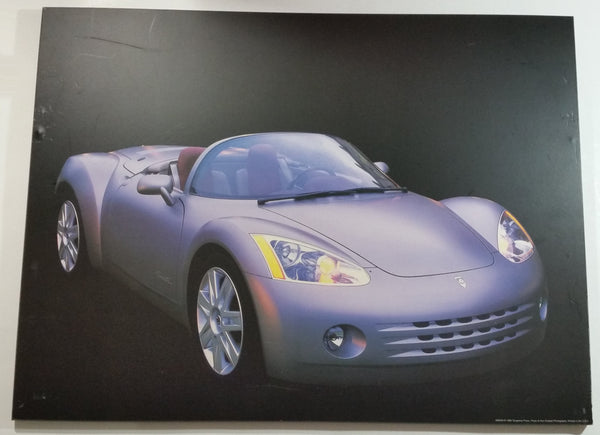 1999 Tangerine Press Ron Kimball Photography Light Purple Plymouth Pronto Spyder 18" x 24" Hardboard Plaque