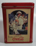 2003 Coca Cola Coke Soda Pop "The Drink of All of The Year" Red 5 1/2" Tall Tin Metal Container