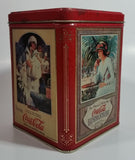 2003 Coca Cola Coke Soda Pop "The Drink of All of The Year" Red 5 1/2" Tall Tin Metal Container