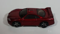 MotorMax 1/64 Scale 6143-6 Dark Red Die Cast Toy Sports Car Vehicle