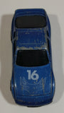 Unknown Brand Dark Blue #16 Die Cast Toy Sports Car Vehicle