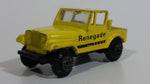 Gata PlayArt Casting Jeep Renegade Yellow Die Cast Toy Car Vehicle