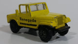 Gata PlayArt Casting Jeep Renegade Yellow Die Cast Toy Car Vehicle