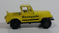 Gata PlayArt Casting Jeep Renegade Yellow Die Cast Toy Car Vehicle