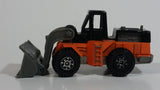 1998 Hot Wheels CAT Wheel Loader Orange, Black, and Grey Die Cast Toy Construction Vehicle