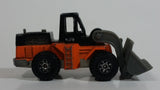 1998 Hot Wheels CAT Wheel Loader Orange, Black, and Grey Die Cast Toy Construction Vehicle