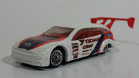 2002 Hot Wheels Tuners Ford Focus White Die Cast Toy Race Car Vehicle