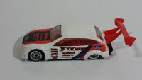 2002 Hot Wheels Tuners Ford Focus White Die Cast Toy Race Car Vehicle