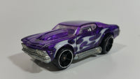 2010 Hot Wheels X-Raycers '69 Chevelle SS Translucent Purple Die Cast Toy Car Vehicle