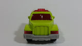 2004 Matchbox Highway Rescue Fire Truck Fluorescent Yellow Die Cast Toy Car Firefighting Rescue Emergency Vehicle Burger King Kid's Meal