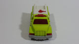 2004 Matchbox Highway Rescue Fire Truck Fluorescent Yellow Die Cast Toy Car Firefighting Rescue Emergency Vehicle Burger King Kid's Meal