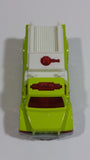 2004 Matchbox Highway Rescue Fire Truck Fluorescent Yellow Die Cast Toy Car Firefighting Rescue Emergency Vehicle Burger King Kid's Meal