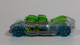 2017 Hot Wheels X-Raycers What-4-2 Clear and Transparent Green Die Cast Toy Race Car Vehicle