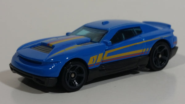 2017 Hot Wheels Muscle Mania D-Muscle Blue Die Cast Toy Car Vehicle