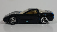 2000 Hot Wheels Auto Dealership '97 Corvette Black Die Cast Toy Car Vehicle