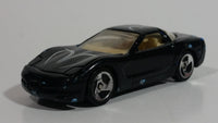 2000 Hot Wheels Auto Dealership '97 Corvette Black Die Cast Toy Car Vehicle