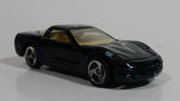 2000 Hot Wheels Auto Dealership '97 Corvette Black Die Cast Toy Car Vehicle