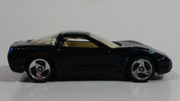 2000 Hot Wheels Auto Dealership '97 Corvette Black Die Cast Toy Car Vehicle