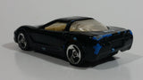 2000 Hot Wheels Auto Dealership '97 Corvette Black Die Cast Toy Car Vehicle