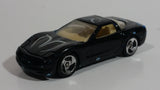 2000 Hot Wheels Auto Dealership '97 Corvette Black Die Cast Toy Car Vehicle