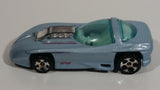 1999 Hot Wheels Classic Games Silhouette II Light Metallic Grey Blue Die Cast Toy Car Vehicle