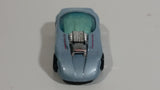 1999 Hot Wheels Classic Games Silhouette II Light Metallic Grey Blue Die Cast Toy Car Vehicle