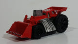 2015 Hot Wheels City Works Speed Dozer Red Bulldozer Die Cast Toy Construction Vehicle Equipment