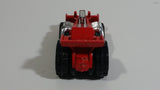 2015 Hot Wheels City Works Speed Dozer Red Bulldozer Die Cast Toy Construction Vehicle Equipment