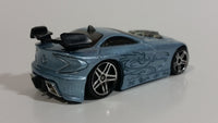 2004 Hot Wheels First Editions Tooned Mercy Breaker Metalflake Light Blue Die Cast Toy Car Vehicle