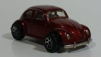 1999 Hot Wheels Car Crusher 1953-57 Volkswagen VW Bug Metallic Brown Dark Red Die Cast Toy Car Vehicle 7SP